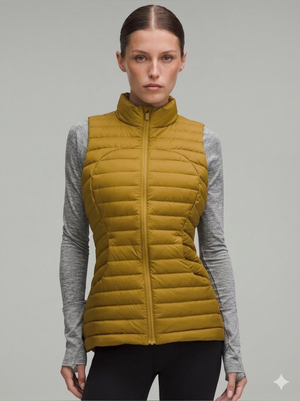 Lululemon Pack It Down Vest - Vintage Gold - Size 12 - EUC